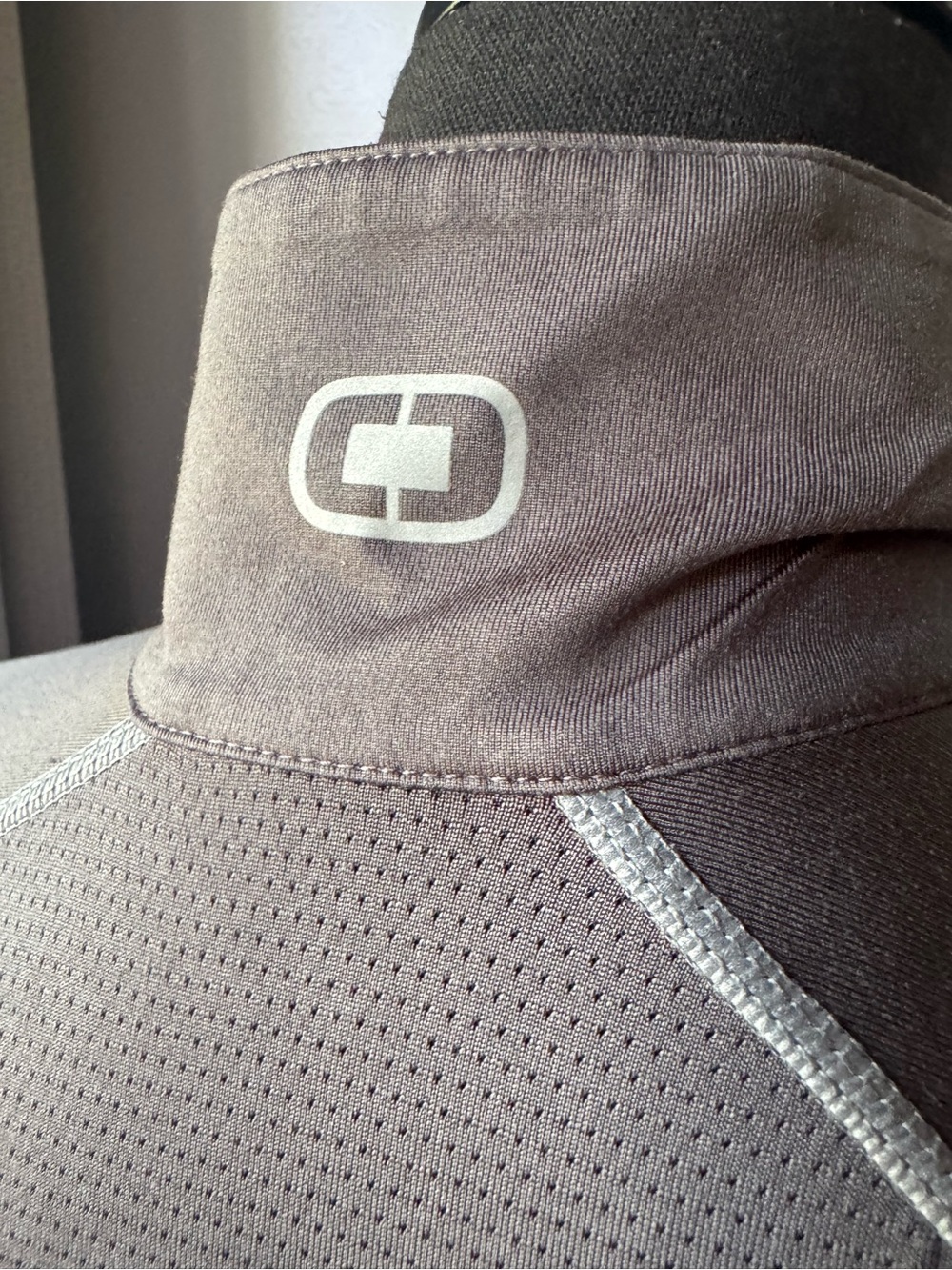 OGIO Charcoal Gray Long-Sleeve Half-Zip Performance Top XS EUC - Picture 7 of 11